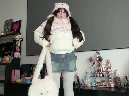 今天这套怎么样#今天穿什么 #毛茸茸 #158小个子穿搭