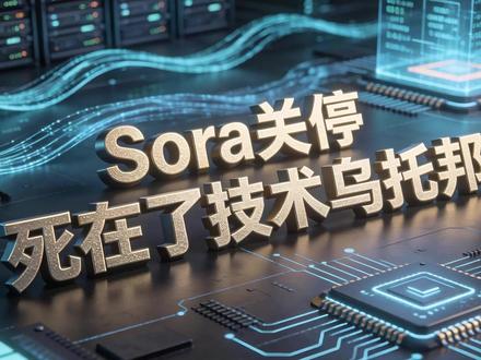 Sora关停——倒在了技术乌托邦。 #燃起来了大国重器 #掘金计划2026 #财经 #青年创作者成长计划 #Sora