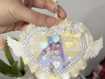 爱心包挂材料分享之钻贴✨ #爱心包挂 #追星 #追星小物 #手工diy #爱心挂件