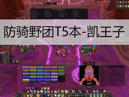 #魔兽世界怀旧服 #防骑 #风暴要塞 #凯尔萨斯王子 今天T5本最后一个BOSS了,凯尔萨斯王子,削弱之前很难,但是削弱之后基本上毫无压力了