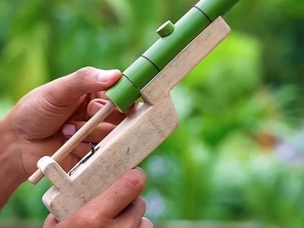 奇葩武器千千万,竹子制作占大半 #军迷发烧友 #军事科普 #军事科技