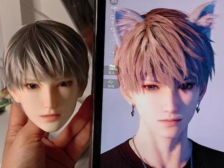 #bjd 没积累纯邪修沈星回bjd假发教程 #沈星回