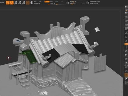 ZB里模型有杂色和瑕疵怎么办,三分钟教会大家解决#zbrush #zbrush雕刻 #zbrush建模 #建模 #3d设计 #3d建模 #游戏建模