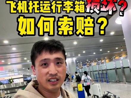 飞机托运暴力损坏行李,能赔吗?