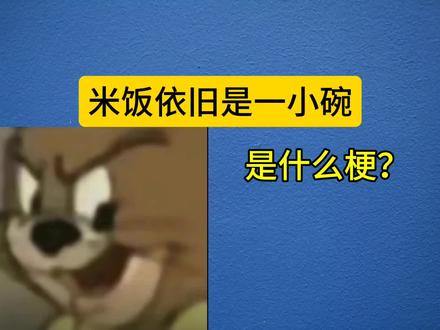 米饭依旧是一小碗是什么梗?#梗百科 #热梗 #美食#米饭