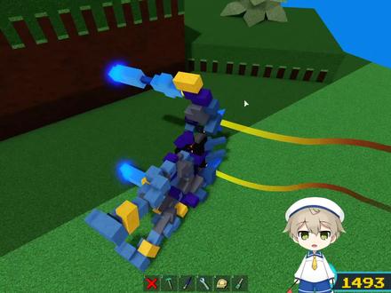 Roblox造船寻宝模拟器:建造飞天热气球!驾驶机甲战士!小格解说