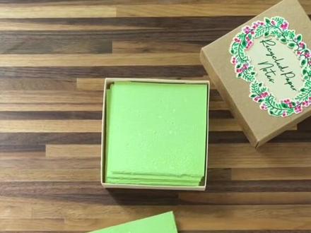 自制纸张,来做便签纸!#海外生活 #造纸术 #创意 #diy