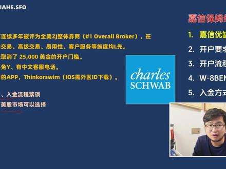 嘉信国际保姆级教程 全程无坑 一步到位 #财经知识#美股知识 #嘉信开户#财经科普知识 #charlesschwab