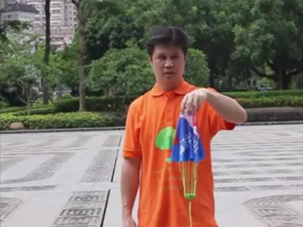 玩具降落伞手抛降落伞使用方法#儿童降落伞#怀旧玩具#亲子游戏#户外运动