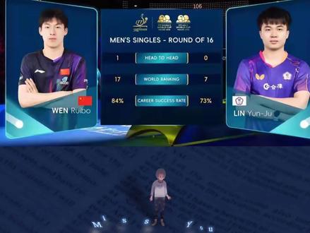 国乒男队危局:温瑞博1-4不敌林昀儒,王楚钦成最后希望1