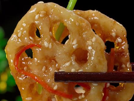 过年家里来客你做一盘这个锅包藕片,不光是好看,酸甜酥脆,特别好吃#2025