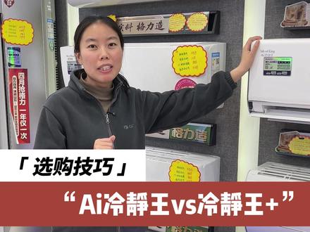 格力红四月ai冷静王和冷静王+怎么选 #空调推荐 #格力冷静王 #格力空调 #格力