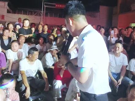 马庄天阁村红爷庙会助兴演出.