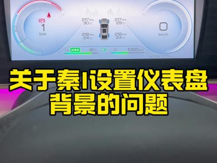 关于秦l背景设置#比亚迪#秦l#车品