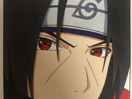 一打七绘画过程#动漫手绘 #火影忍者 #宇智波鼬