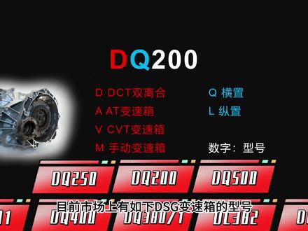 大众奥迪有哪些双离合变速箱?认识大众双离合家族 车轮上的词典 #大众 #奥迪 #汽车知识分享 #变速箱