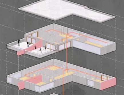 爆炸分析图-环艺景观建筑室内必备的优秀分析图教程#ps教程 #设计日常 #3d设计 #图纸设计 #设计