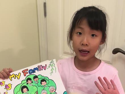 三年级英语作业,家庭树#家庭树英语小报 #三年级英语