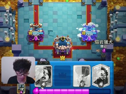 大闪天狗球教学,开局一只天狗,换路永远不亏! #皇室战争 #力量哥