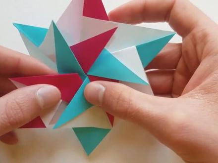 教你用纸折好看的星星,制作方法详细,都能学的会!#折纸 #手工折纸 #折纸教程