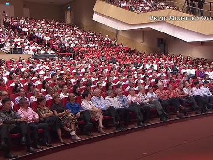 新加坡总理 黄循财国庆群众大会精彩演讲#新加坡#黄循财