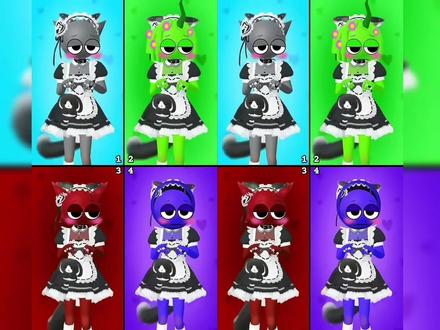 节奏盒子装女仆装跳舞 #节奏盒子 #游戏动画 #二次元 #音游