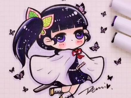 香奈乎#画画 #鬼灭之刃 #香奈乎 @DOU+小助手
