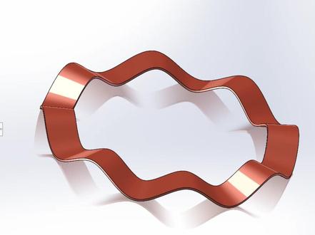 Solidworks波浪弹簧垫片的三维模型建模方法! #SolidWorks#SolidWorks建模#solidworks教学#机械#机械设计