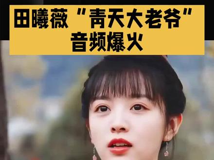 田曦薇“青天大老爷”音频爆火