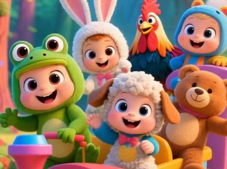 早教儿歌,0-6岁启蒙儿歌【动物模仿歌】#育儿早教 #轻松带娃 #宝妈推荐 每天一首儿歌,亲子互动