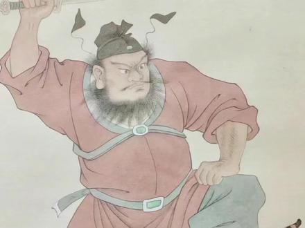 来一幅偏Q版的钟馗伏虎#传统绘画 #一见爱上传统文化 #手艺人在抖音 #非遗祈福百景图 #画渣日常