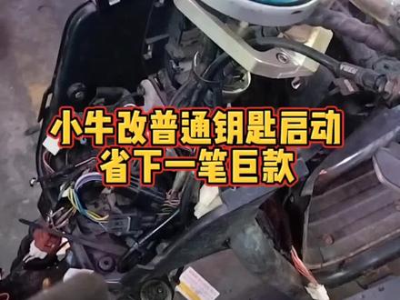小牛无app无遥控改普通钥匙启动。#小牛电动 #电动车维修 #求高手鉴定