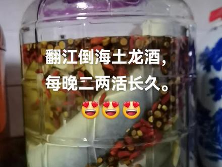 翻江倒海土龙酒,每晚二两活长久。😍😍😍