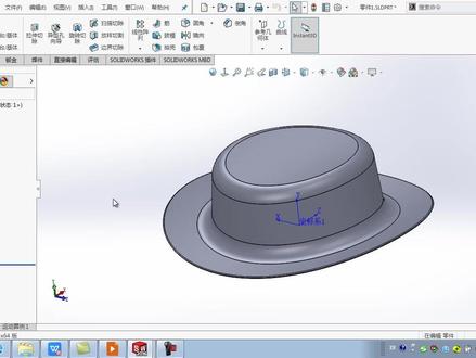 solidworks教程-帽子建模教学#solidworks建模 #solidworks教程 #solidworks教学 #solidworks