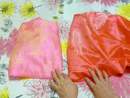 40年老被面又窄又短如何做被罩?无需拼接,2分钟一招搞定!