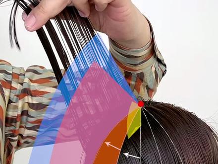 #美发技术分享 peek-a-boo 日系剪裁 锁骨发 裁剪教程 完整版