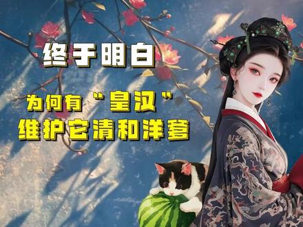 2025423:终于明白为何有皇汉维护它