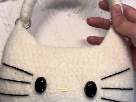 kitty毡化包,加大版教程来啦 毡化包包底教程 椭圆形包底教程#爱生活爱编织 #创作者中心 #创作灵感 #当我染上了钩织