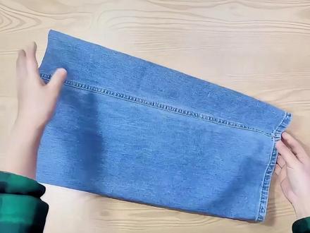 旧牛仔裤改造成的包包,你喜欢吗?