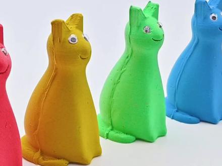 太空沙的猫咪#小朋友都爱看 #儿童益智 #启蒙早教 #小朋友的世界 #益智玩具