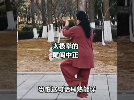 太极拳的尾闾中正 #内家拳 #太极 #太极养生 #站桩 #陈式太极拳 #太极教学 #太极拳 #陈氏太极 #杨氏太极拳