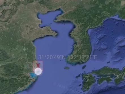 中国距离日本到底有多近,我们一起来看看吧#地图 #地球 @企业号小助手 @抖音小助手 @抖音直播