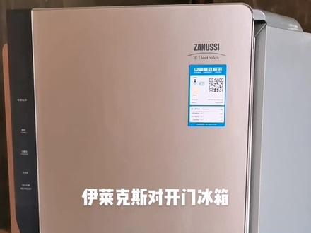 伊莱克斯对开门冰箱不制冷,先拆开看看