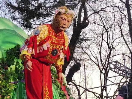 德云社刘筱亭来投喂雪饼猴啦#雪饼猴#长春动植物公园#德云社#刘筱亭#雪饼猴王铁柱