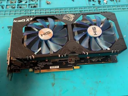 RX590显卡 核心供电烧毁 维修案例分享