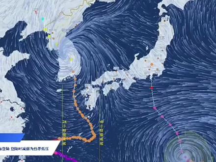 台风卡奴登陆辽宁庄河后,在卫星云图上消失,最终还是败北#台风卡努 #台风卡努最新路径 #6号台风卡努 #台风卡努最新消息 #台风卡努停止编号