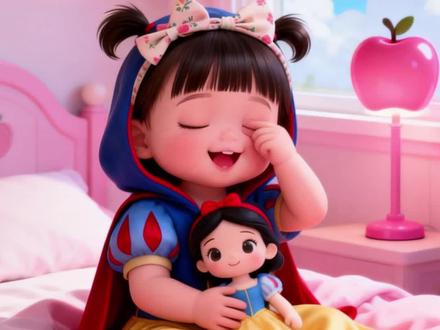 0-3岁早教动画|白雪公主主题<时间歌>,带娃认识一日作息超有趣!#启蒙早教益智动画#人类幼崽成长记 #益智动画 #早教儿歌