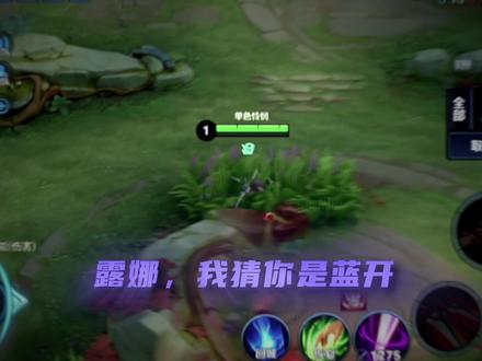 露娜 真的是蓝开吗#阿轲 #反野