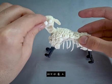 DIY手工,小羊的真面目 #手工diy #手工制作