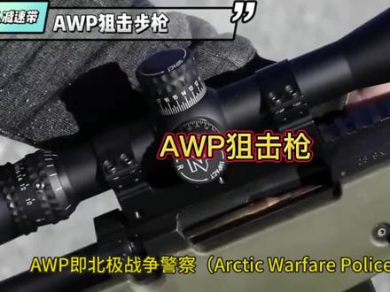 #枪 AWP狙击枪。